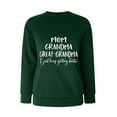 thumbnail image 3 of SIYUDAN Women Sweatshirt for Women Long Sleeve Sweatshirt Womens Pullover Green Pullover Adult Comfort Colors Crewneck Sweatshirt Winter Fashion for Women College Wear, 3 of 3