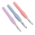 thumbnail image 1 of Crochet Hook, Plastic Aluminum Crochet Hook Set Easy Operation Multi Colored  For DIY Crafts, 1 of 8