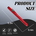 thumbnail image 4 of HIBIBUD 5.3" Rechargeable Red Pen Light, Pocket Flashlight for Doctors and Nurses, 4 of 7
