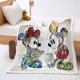 thumbnail image 1 of Gran oferta Disney Minnie Mickey Mouse manta de felpa usable microfibra Sherpa polar cama sofá ropa de cama regalo para niños zhangmengya LED, 1 of 2