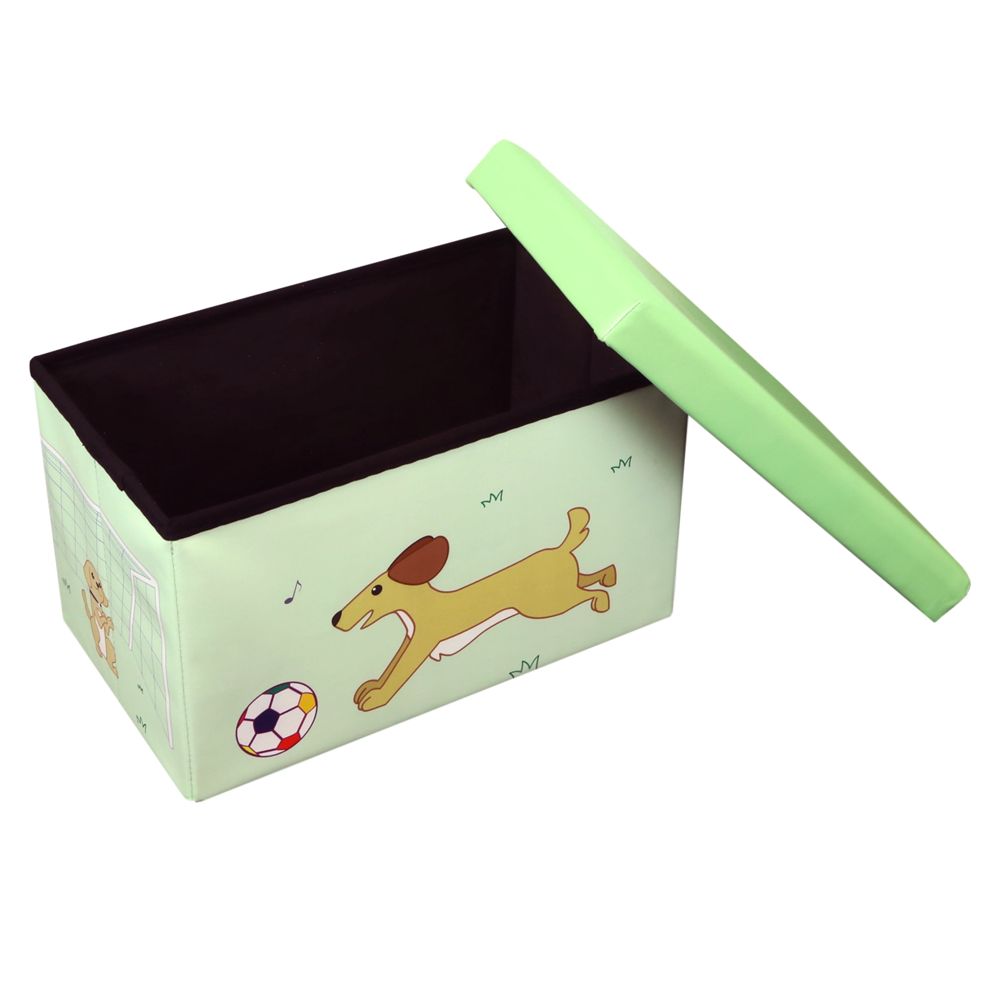 Otto & Ben 23 Inch Toy Storage Chest Organizer, Dog and Ball