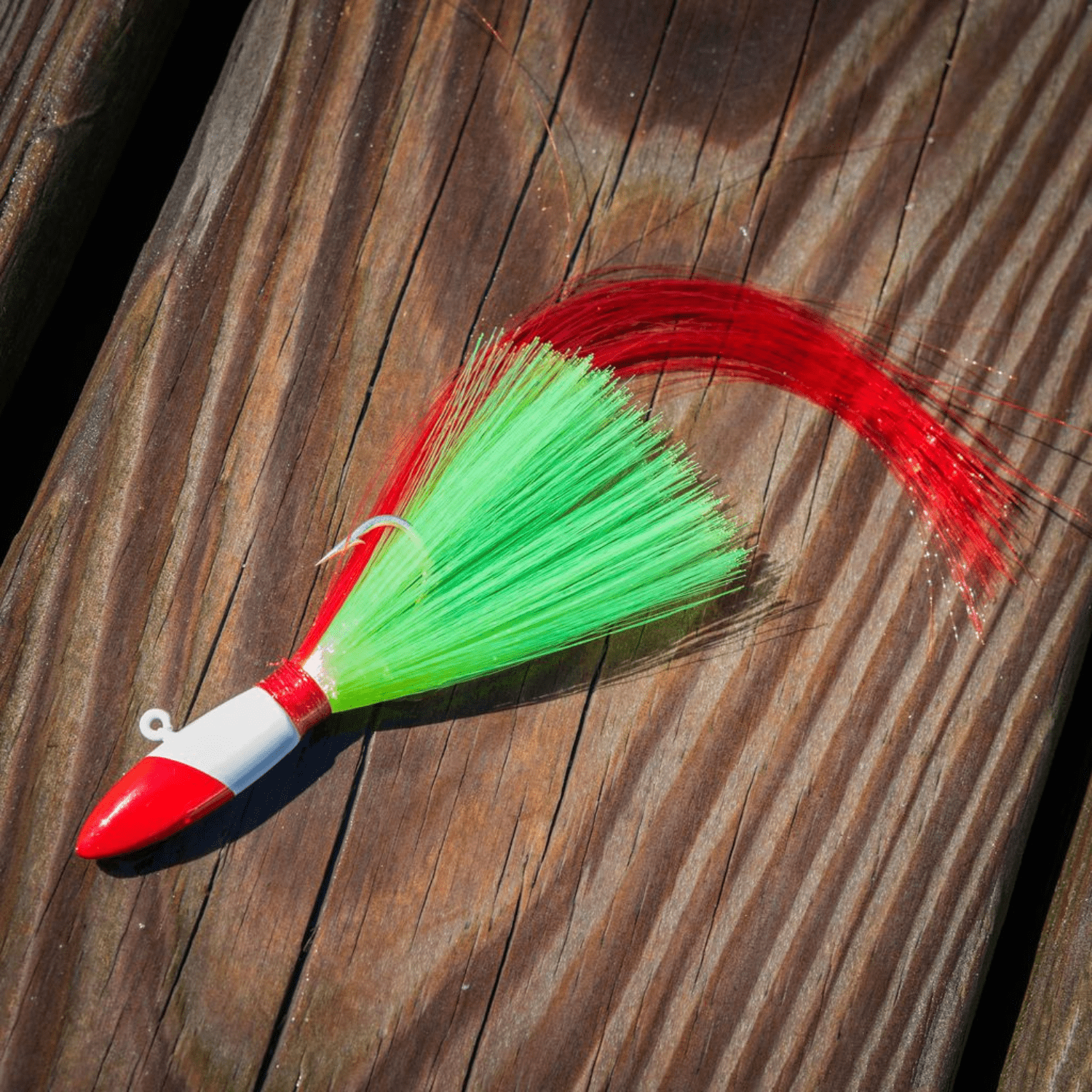 (3 pack) Tsunami Buster Red Tail Jig Fishing Lure – Chartreuse