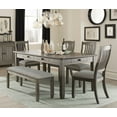 thumbnail image 3 of Nmkwnr Wood Frame Upholstered Seat Dining Bench for Home, Bar, Dining Room, 3 of 7