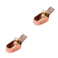 thumbnail image 2 of Destyer Luthiers Tool For Easy And Precise Plane DIY Essential Copper DIY Violin Viola Tool Finger Planer Rosegold 2 2Set, 2 of 6
