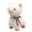 C, variant on Small Alpaca Plush, Standing Llama Stuffed Animal, Long Neck Character with a Ribbon Bow for Children's Play and Birthday Gifts, 9.45 x 7.48 Inch Soft Polyester Doll for Collections