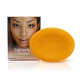 thumbnail image 1 of Jabón de papaya LightenUp - 13.5 fl oz / 100 g - Barra de jabón de papaya natural - Jabón exfoliante hidratante con extracto de papaya, aceite de coco y 4% manteca de karité - Jabón de baño iluminador, 1 of 5