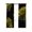 Yellow, variant on Yellow Rose Blackout Curtains, Light Blocking Print Window Curtains, Vintage Abstract Garden Flower Floral Black Thermal Insulated Window Drapes for Living Room 2 Panels, 104"W x 72"L