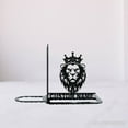 thumbnail image 3 of Glowneon Personalized Lion King Metal Bookends, Man Book Nook Decor, 3 of 5