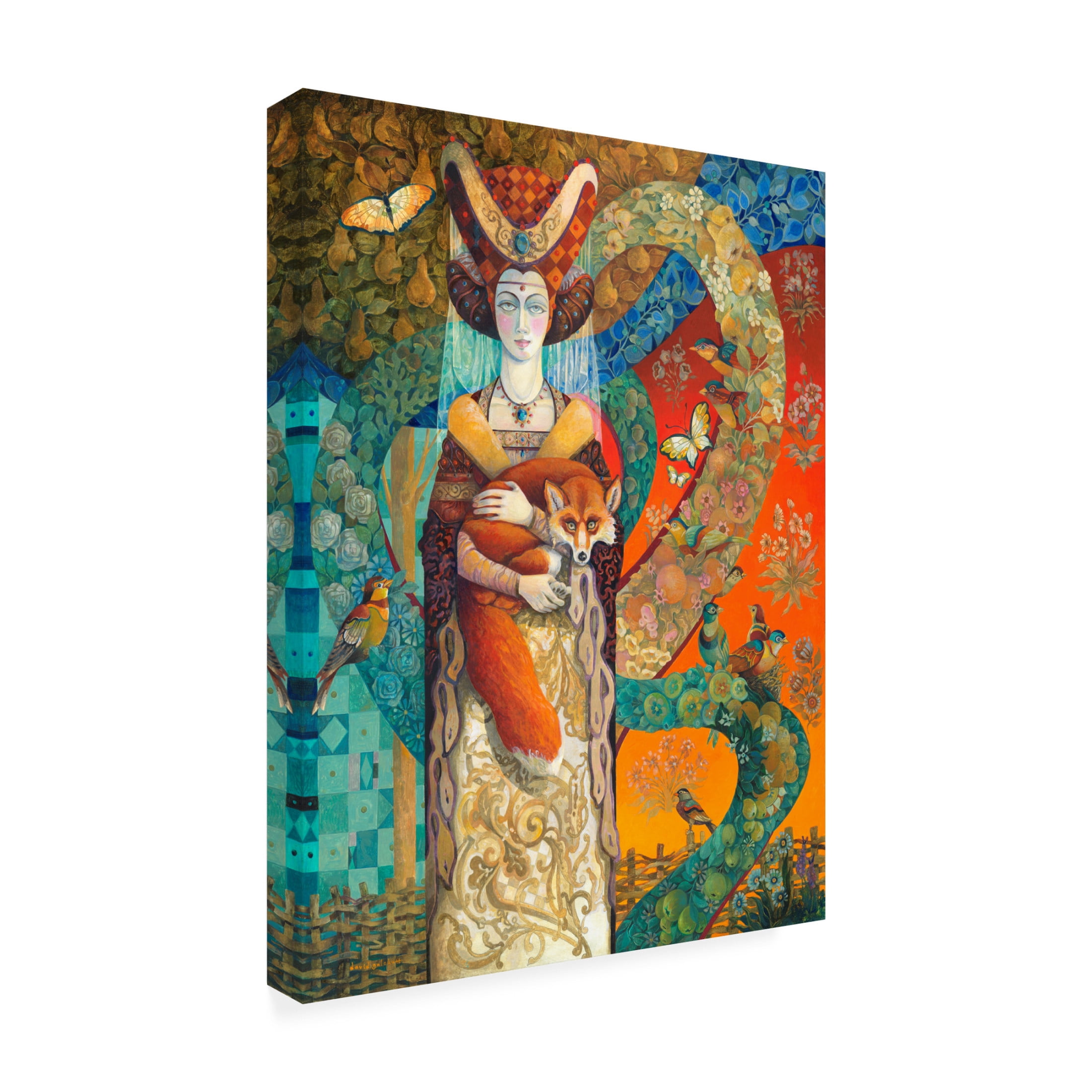 Canvas Wall Art - David Galchutt 'Happily Ever Aftering' Wall Art for Living Room, Bedroom, or Office Décor by Trademark Fine Art - 14 x 19 Inches