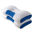thumbnail image 2 of Contoured Shape Memory Foam Sleep Aid Pillow Enhanced Sleep and Vivid Mornings, 2 of 10