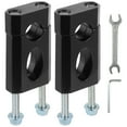 thumbnail image 2 of 7/8" Handlebar Risers, Dual-Hole Motorcycle Handlebar Adapters, Handlebar Mount Clamps with Wrenches, Metal Bike Handlebar Risers for 50-125CC CRF50 XR50 Dirt Bikes, 2 of 6