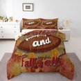 thumbnail image 1 of YST Ensemble de Douillette de Football, Ensemble de Literie « Happy Fall Y'all » Grand Lit pour Enfants Garçons Filles, Couette Réversible de l'Action de Grâce, Courtepointe de Rugby d'Automne avec 2 Taies d'Oreiller Chambre, 1 of 4
