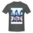 thumbnail image 4 of Bingfone Cute Gnomes In Usa Men'S Loose Fit Short-Sleeve Pocket T-Shirt, 4 of 7