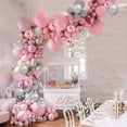 thumbnail image 3 of MMTX Pink Gray Silver Balloon Garland, Pink Theme Balloon Decoration with Pink Confetti Balloons for Birthday Wedding Baby Shower Bridal Shower, 3 of 8
