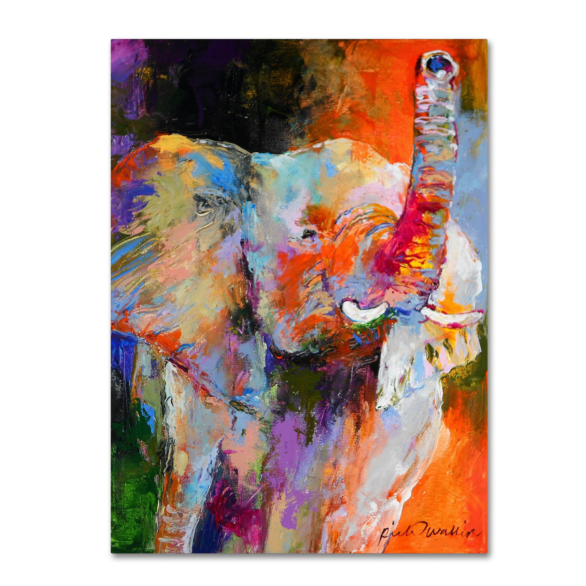 Richard Wallich 'Art Elephant' Canvas Art