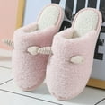 thumbnail image 2 of Vedolay Women's Shoe Casual Slippers Winter Soft Fuzzy Slippers Shoes Indoor Pink,41, 2 of 5