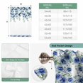 thumbnail image 6 of Blue Roses Balloon Curtains for Windows, Bedroom Curtains 54 Inch Length, Spring Floral Elegant Pastoral Flowers Botanical Tie Up Curtains Panels Thermal Insulated Bathroom Curtains Window 42"x54", 6 of 8