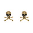 thumbnail image 2 of Broche de calavera Minnieouse estilo Punk Plata antigua, 2 of 5