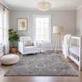 thumbnail image 6 of Addison Rugs Mayfield Premium Machine Washable Traditional Formal Taupe Rectangle Rug, 9' x 12', 6 of 6
