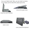 thumbnail image 5 of Case Cover for 14 inch 2-in-1 Laptop Lenovo Yoga 7i 7 14ARP8 14IRL8 14ARB7 14IAL7, PU Leather Bag Notebook Protective Shell Sleeve with Pen Holder, 5 of 7