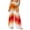 Multicolor#1, variant on Levmjia Women's Bohemian Beach Pants Sheer Print Lightweight Sunscreen Cover-Up Palazzo Pants, 100% Polyester Pearl Chiffon Loose Wide Leg Pants for Summer Vacation (S-2XL)