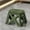 Green, variant on Folding Stool Thickened Plastic Portable Short Stool for Adults - Heavy Duty Step Stool with Handle for Camping, Fishing, Home Extra Seating - Foldable Small Stool for Kitchen, Outdoor, Travel