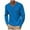 Blue, variant on cfhntfmh Mens Long Sleeve Shirt Casual Button up Thermal Henley Shirts Lightweight Plain Fall Tshirts Mens Spring Clothes
