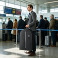 thumbnail image 5 of Black Garment Bag for Suits and Dresses, Breathable Fabric Suit Cover with Zipper, Handles, and ID Window, Travel Garment Protector for Business Trips and Storage(Flat), 5 of 5