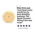 thumbnail image 4 of 3M Polishing Pad 05753 Perfect-It; Use To Refines P1200/Finer Sand Scratches/Other Paint Surface Defects; Wool; White; More Aggressive; 9 Inch Diameter; Quick Connect Type Attachment; Pack Of 6, 4 of 7