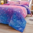 thumbnail image 6 of Btargot 6PCS 3D Printed Galaxy Outer Space Comforter Set Twin for Boys Girls Kids Universe Bedding Set Pink, 6 of 11