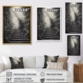 thumbnail image 4 of Designart "Ascending Shadows In Grey Surrealism III" Surrealism Floater Framed Wall Decor, 4 of 5