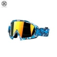 thumbnail image 2 of Luxtrada Ski Goggles Skate Glasses Over Glasses Snow Goggles with UV 400 Protection Windproof and Dustproof for Snowboard Motorcycle Bicycle for Men and Women (Blue/Bright Red), 2 of 9