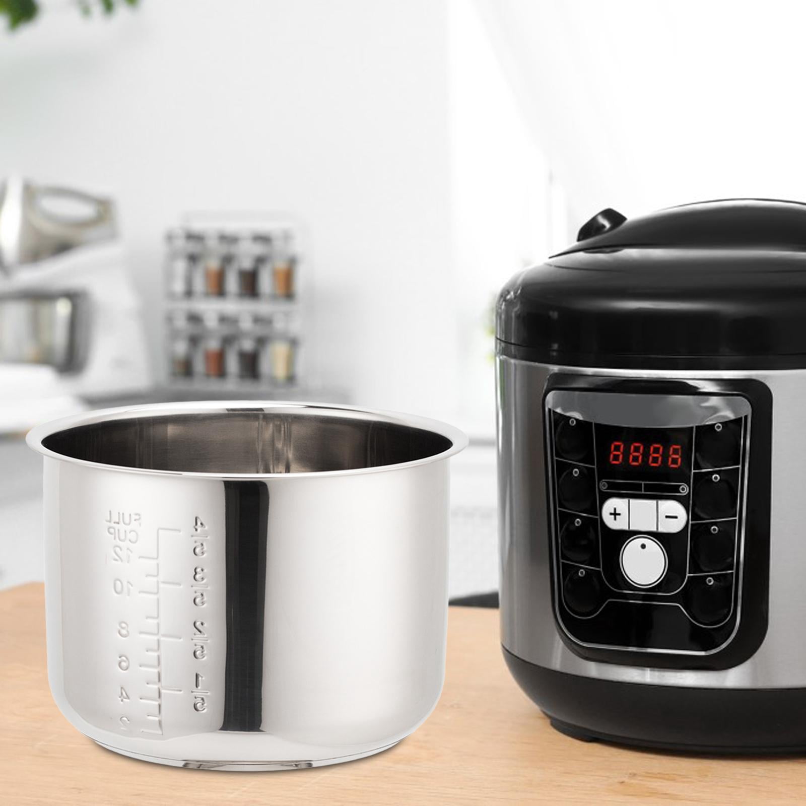 TISHITA Rice Cooker Inner Container, Inner Pot, Easy to Clean, Versatile, , Kitchen Utensils, Cookware for Kitchen And Household 6L