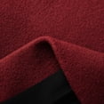 thumbnail image 4 of Vixolx Womens Mid Length Wool Blend Coat Stand Collar Single Breasted Overcoat with Slant Pockets Fall Winter Casual Office, 4 of 8