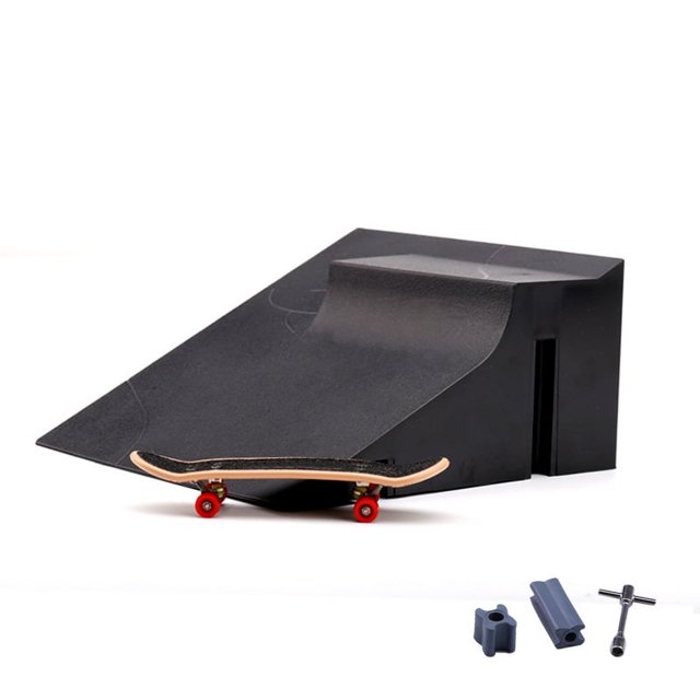 Mesa de patineta de dedo de aleación en caja de color, combinación de escena, accesorios, juego de juguetes extraños para niños