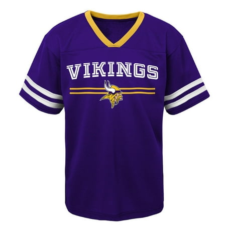 Minnesota Vikings Petite Purse - Youth Purple Minnesota Vikings Mesh V-Neck T-Shirt