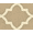 Tan/Ivory, variant on Mainstays Quatrefoil Silver/Ivory Indoor Area Rug, 45" x 66"