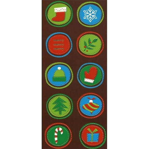 Designer Greetings Holiday Icons Box of 8 Holiday Cards