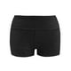 thumbnail image 3 of Pantalones cortos de pijama con cintura baja y doblez para mujer - Cintura elástica, poliéster elástico, ropa de dormir informal para verano, S-XL, 3 of 4