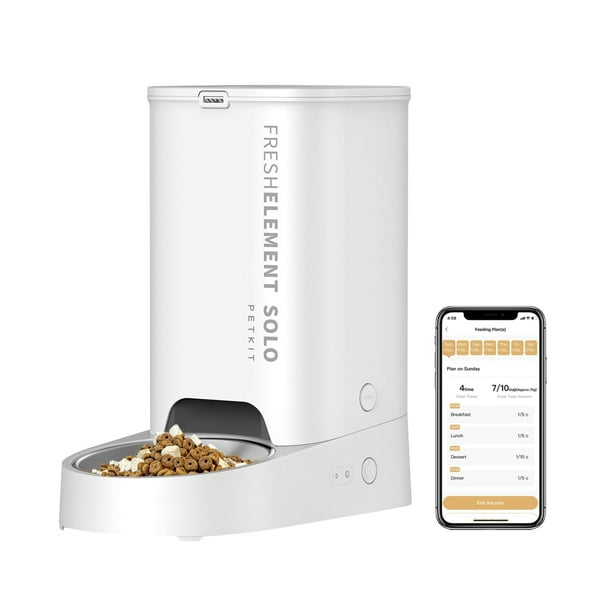 Comedero automático para mascotas PETKIT 3L WiFi para perros y gatos