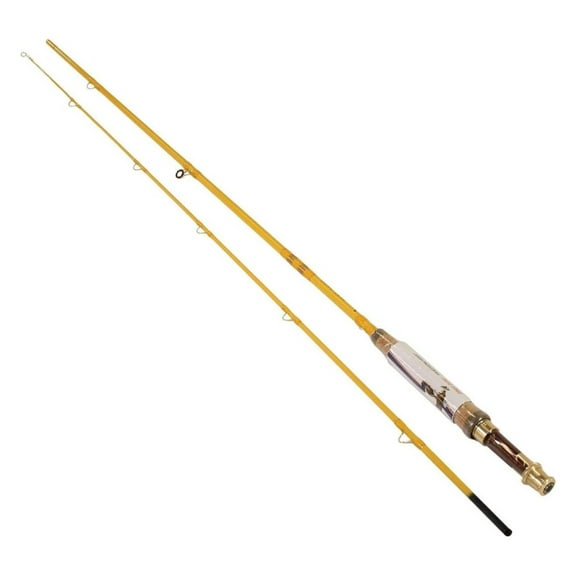 , Featherlight Fly Rod, Freshwater, 8' Length 2pc, 5-6 lb Line Rate. Medium Power Yellow