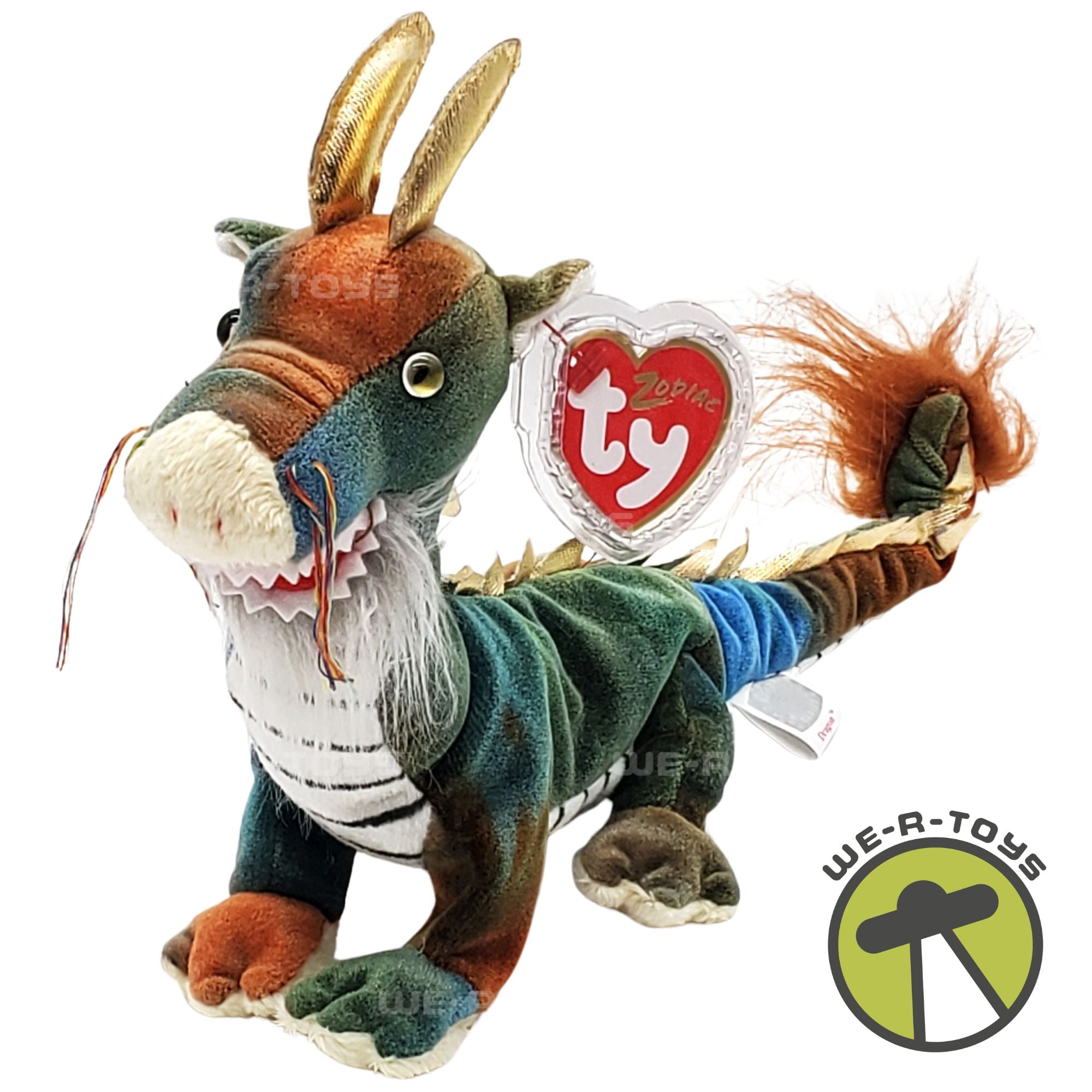ty ビーニーベイビーズBeanie Baby LOONG the Dragon Ty Beanie Babies Loong the Orange Dragon - Mint *rare* (asia