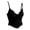 Black, variant on Aboser Womens Lace Bustier Tops Adjustable Strap Bodice Corset Lace Up Overbust Bodysuit Retro Victorian Lingerie Shapewear Bride Wedding Corsets