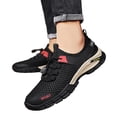 thumbnail image 3 of Sngxgn Mens Casual Running Shoes Lightweight Comfort Casual Sport Sneakers Work Gym Slip on Walking(Black,44), 3 of 8