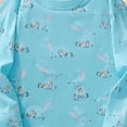 thumbnail image 4 of Toddler Baby Girl Fall Winter Clothes Crewneck Sweatshirt Long Sleeve Print Shirt and Pants Outfits 6-12 Months 12-24 Months 2t 3t 4t 5t 6t 7t 8t 9t Children Light Blue 5-6 Years, 4 of 4