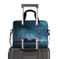 thumbnail image 2 of 16" Laptop Tote Bag Laptop Sleeve Case Computer Briefcase for Work & Travel Opened Book Pages, 2 of 8