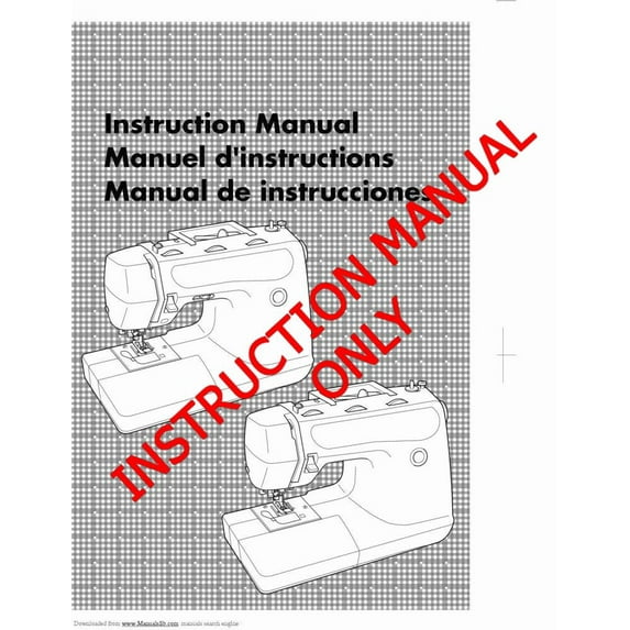 Brother PS-2250 Sewing Machine Owners Instruction Manual