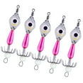 thumbnail image 2 of Beisidaer 5Pcs Sea Fishing Octopus Hook Luminous Eight Hook Fluorescence Octopus Squid, 2 of 8