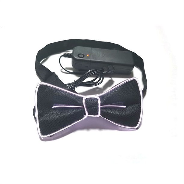 Moda hombres pajarita fiesta banquete pajarita boda accesorios masculino Lazo luminoso