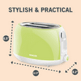 thumbnail image 3 of Sencor STS-37GG Batteur Électrique à 2 Tranches (Vert Lime Pastel), 3 of 3